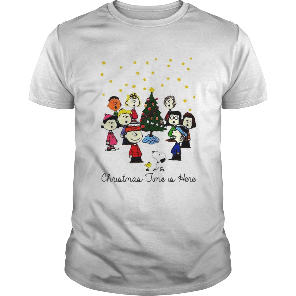 The Peanuts Gang christmas time is here shirt