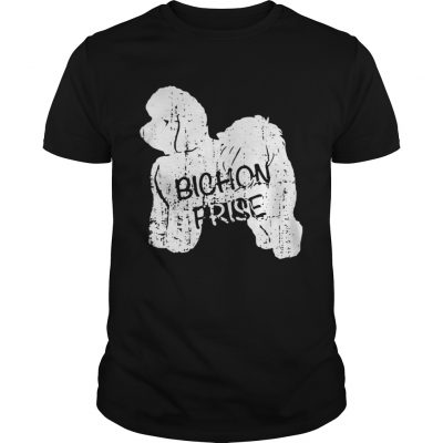 Guys Vintage Bichon Frise Dog Lover shirt