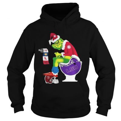 Hoodie Alabama Santa Grinch toilet shirt