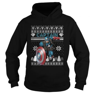 Hoodie Captain Marvel ugly christmas