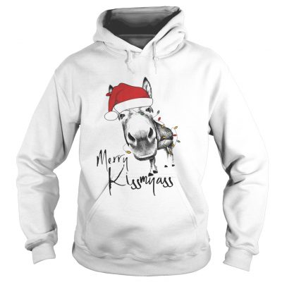 Hoodie Donkey Merry Kiss My Ass