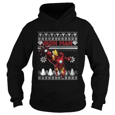 Hoodie Iron Man Marvel ugly christmas