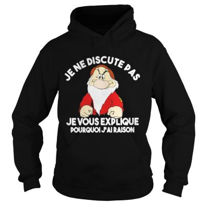 Hoodie Je ne discute pas je vous explique Pourquoi jai raison Grump