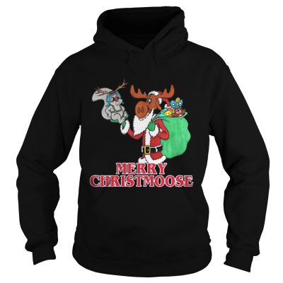 Hoodie Merry Christmoose Bullwinkle