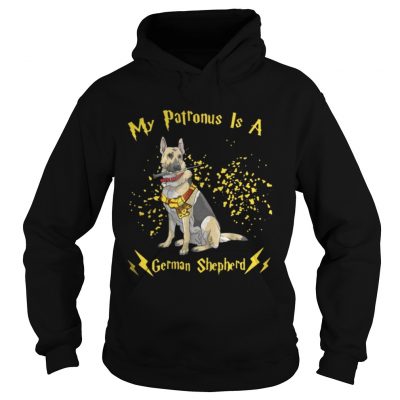 Hoodie My Patronus is a German Shepherd Christmas