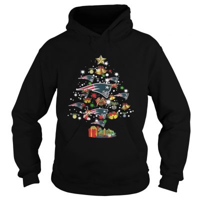 Hoodie New England Patriots Christmas tree