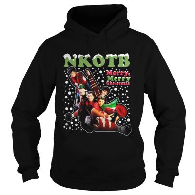 Hoodie New Kids On The Block Merry Merry Christmas shirt