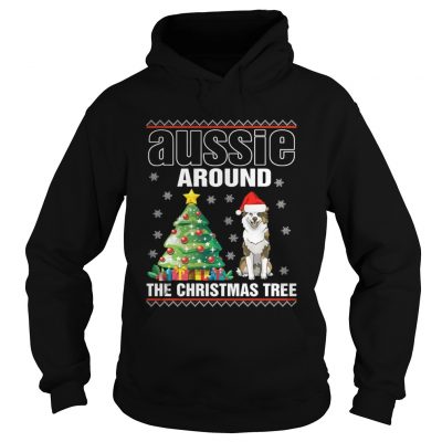 Hoodie Official Aussie Around The Christmas Tree