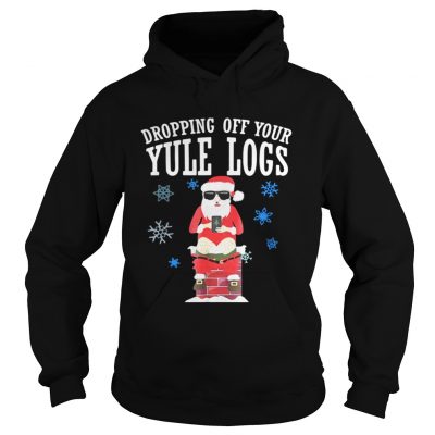 Hoodie Santa Dropping Off Your Yule Logs