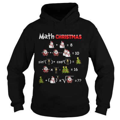 Hoodie Satan Snowman Math Christmas