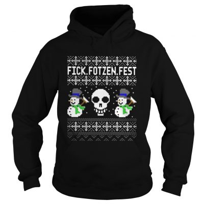 Hoodie Snowmans And Skull Fick Fotzen Fest