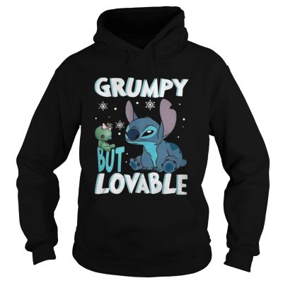 Hoodie Stitch Grumpy but lovable shirt