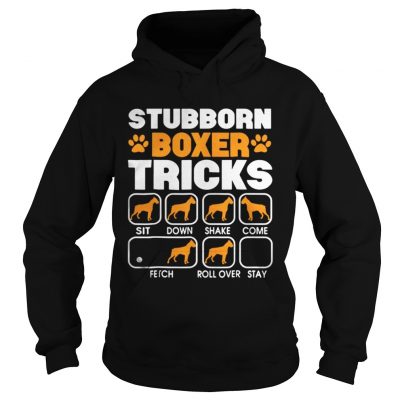 Hoodie Stubborn Boxer Tricks shirt