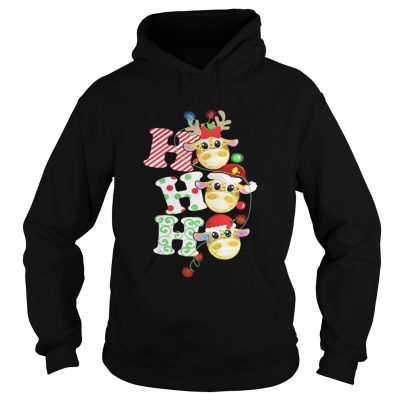 Hoodie The Giraffe Christmas ho ho ho shirt