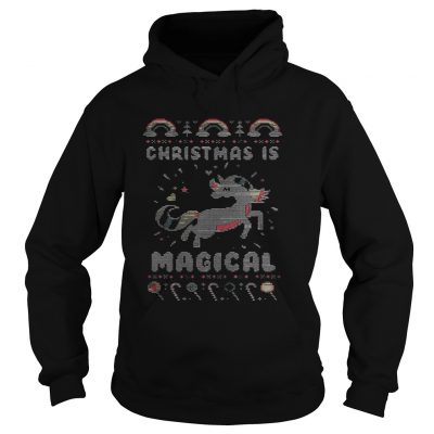 Hoodie Unicorn Christmas is magical sweat shirt