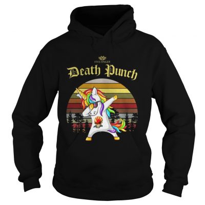 Hoodie Unicorn dabbing five finger death Punch vintage shirt