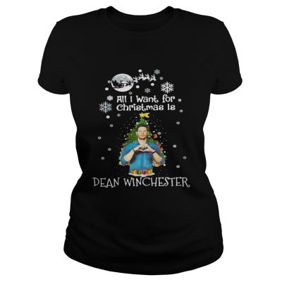 Ladies Tee All I want for christmas is Dean Winchester