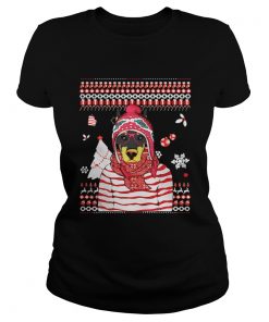 Ladies Tee Christmas Doberman Pinscher Shirt