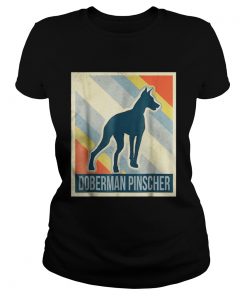 Ladies Tee Doberman Pinscher shirt