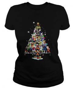 Ladies Tee Dragon ball christmas tree