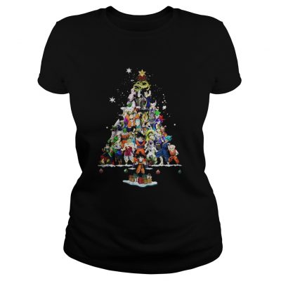 Ladies Tee Dragon ball christmas tree