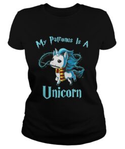 Ladies Tee Harry Potter My Patronus is a unicorn shirt