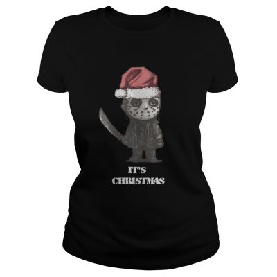 Ladies Tee Jason Voorhees – It’s Christmas Shirt