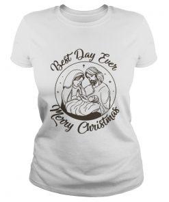 Ladies Tee Jesus best day ever Merry Christmas