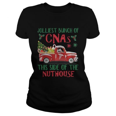 Ladies Tee Jolliest Bunch of CNAs This Side of The Nuthouse