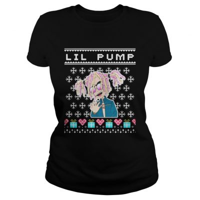 Ladies Tee Lil Pump Christmas sweat shirt