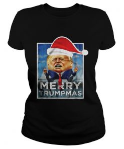 Ladies Tee Merry Trumpmas Christmas shirt