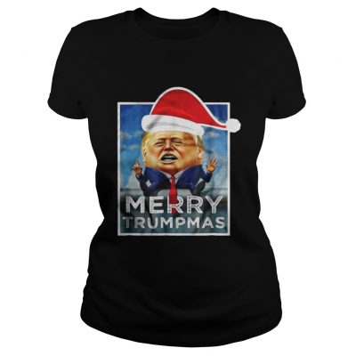 Ladies Tee Merry Trumpmas Christmas shirt