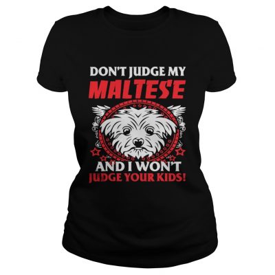 Ladies Tee My Maltese And Your Kids shirt