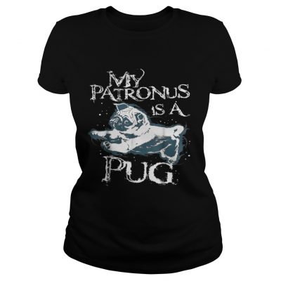 Ladies Tee My patronus is a pug shirt