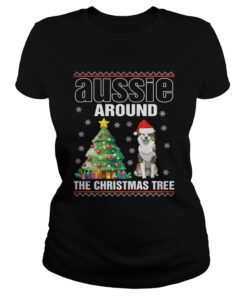 Ladies Tee Official Aussie Around The Christmas Tree