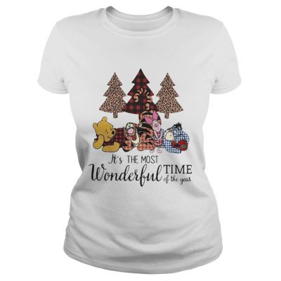 Ladies Tee Official Winnie the Pooh it’s the most wonderful time of the year shirt