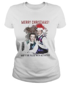 Ladies Tee Step Brothers Merry Christmas may it be filled with activities