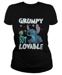 Ladies Tee Stitch Grumpy but lovable shirt