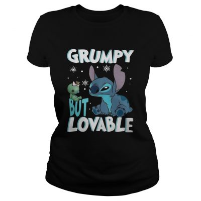 Ladies Tee Stitch Grumpy but lovable shirt