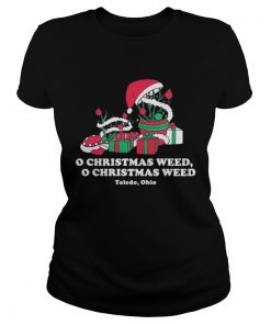 Ladies Tee Toledo Christmas Weed Inspires