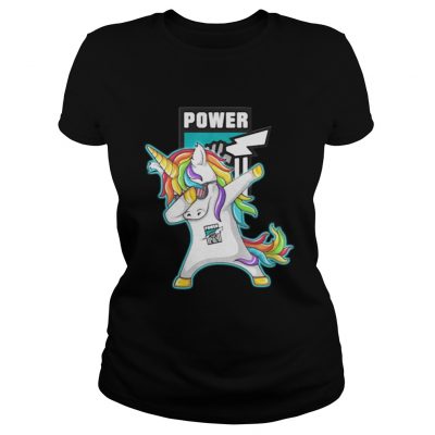 Ladies Tee Unicorn dabbing Port Adelaide