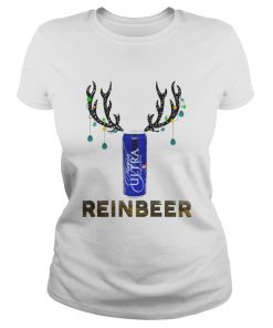 Ladies tee Michelob Ultra Reinbeer Christmas