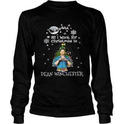 Longsleeve Tee All I want for christmas is Dean Winchester