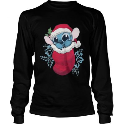 Longsleeve Tee Baby Stitch in Christmas stocking shirt