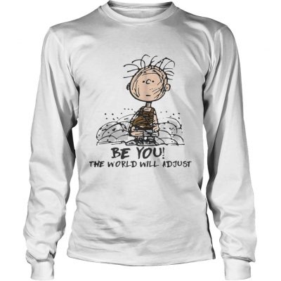 Longsleeve Tee Charlie Brown Be you the world will adjust shirt