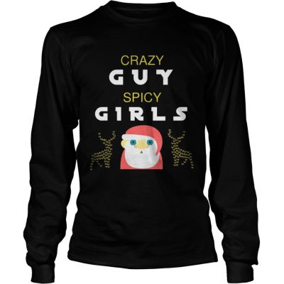 Longsleeve Tee Crazy Guy Spicy Girls Christmas