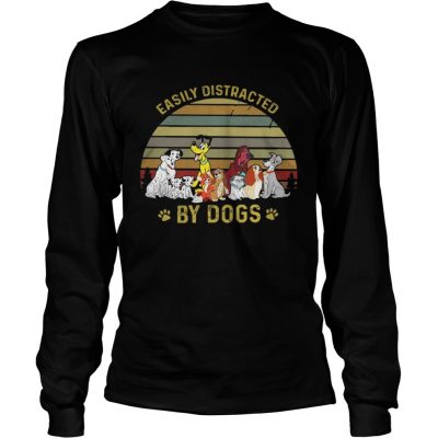 Longsleeve Tee Easily Distracted By Dog Shirt