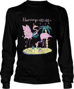 Longsleeve Tee Flamingo ho ho Christmas