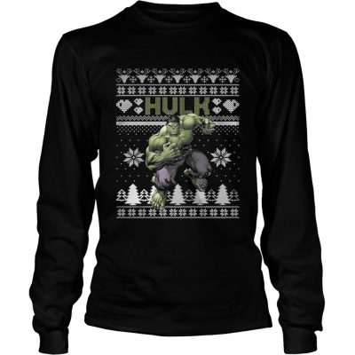 Longsleeve Tee Hulk Marvel ugly christmas