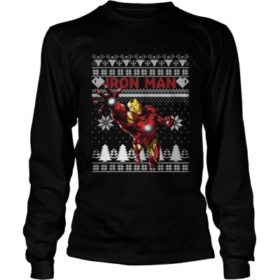 Longsleeve Tee Iron Man Marvel ugly christmas